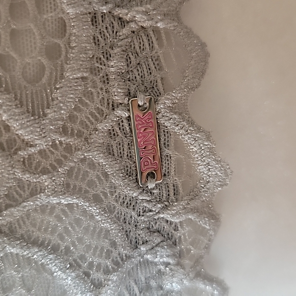 Silver sparkly Victoria Secret bra size 36DD - Picture 4 of 7